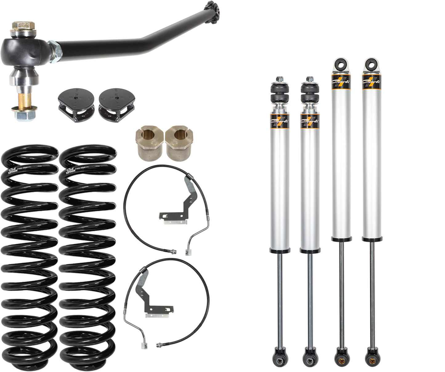 17-22 Ford F250/350 4x4 Gas 2.0 inch/3.0 inch Lift Commuter System Carli Suspension