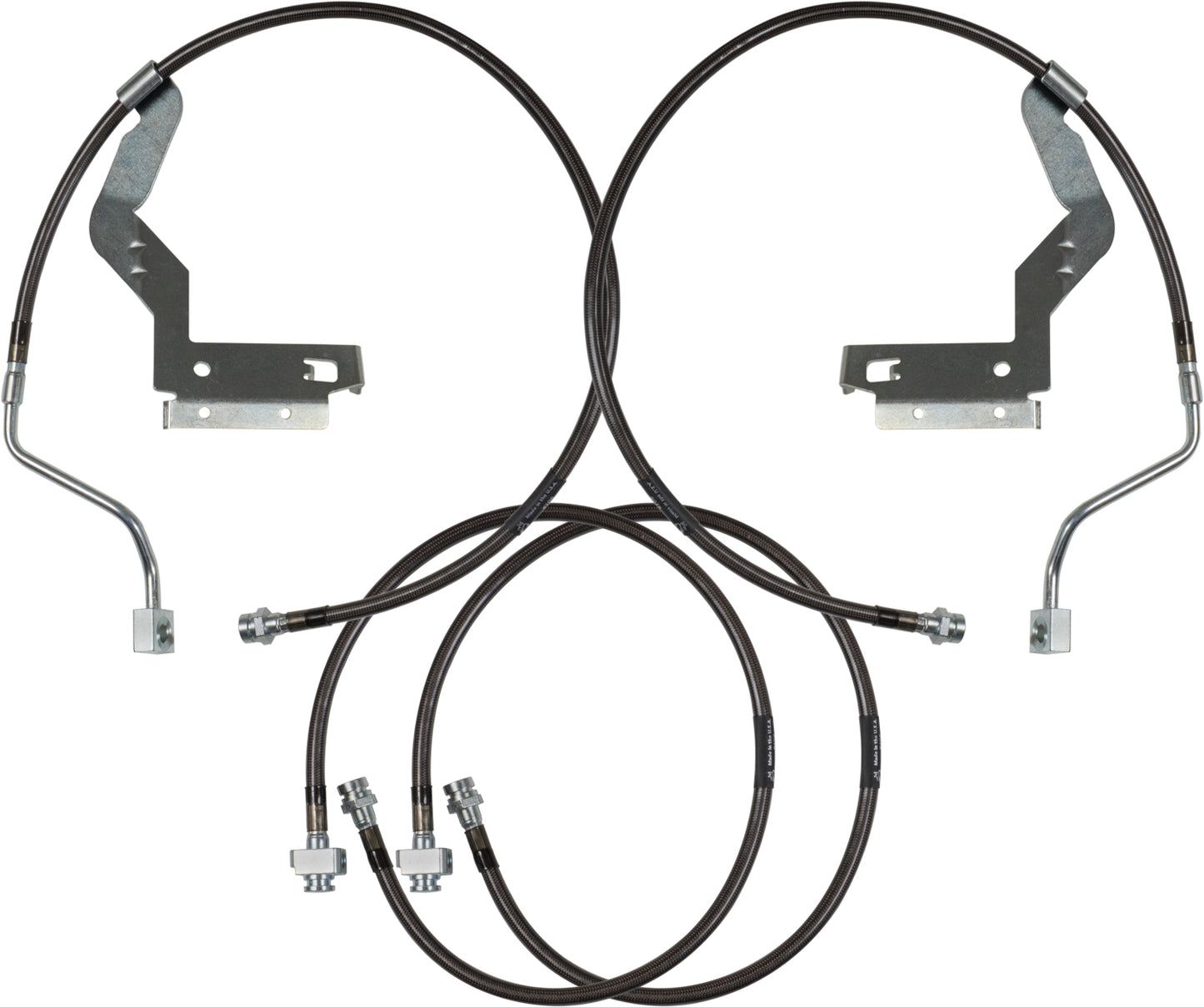 Hardware Braided Brake Lines 4.5 Inch Carli Suspension