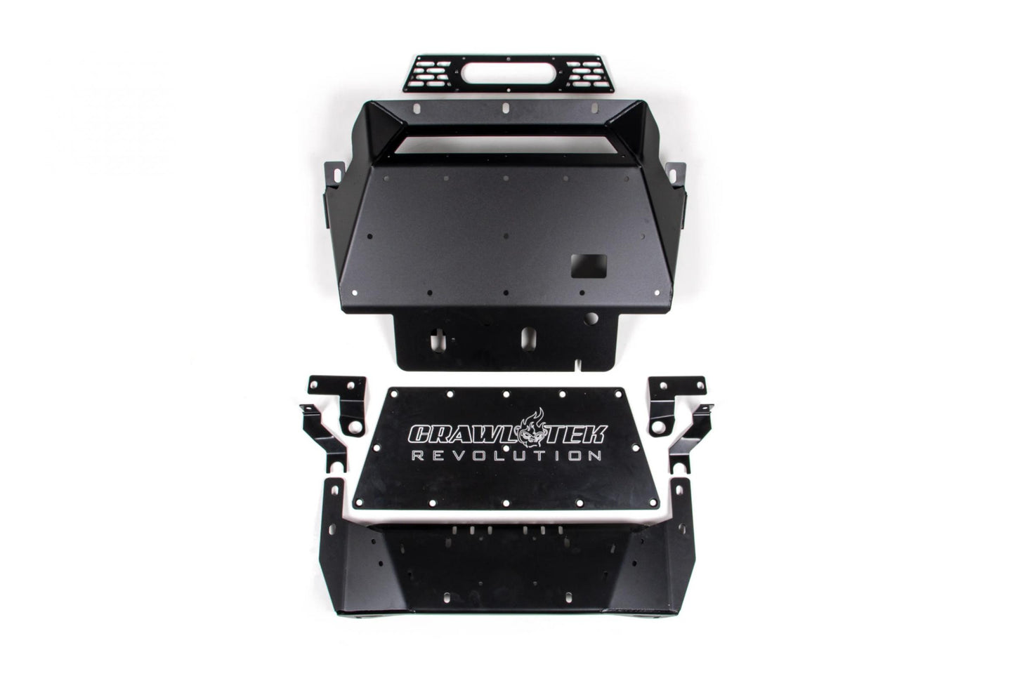Bronco Front Skid Plate Blaze Series For 21-24 Ford Bronco Without Winch Mount CrawlTel Crawltek Revolution