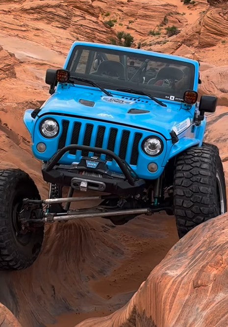 Inferno Front Winch Bumper with Flat Top Stinger | Jeep Wrangler JK CrawlTek Revolution
