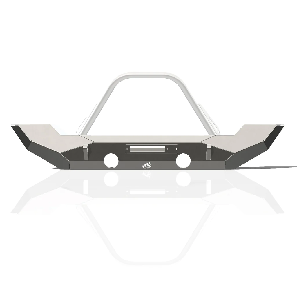 Pyro Full-width Front Bumper - Steel | Jeep Wrangler JL / Gladiator JT CrawlTek Revolution