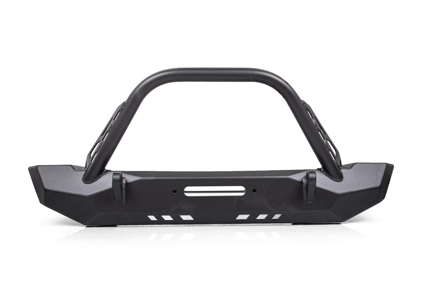 Pyro Mid-Width Front Bumper with Flat Top Stinger Jeep Wrangler CJ/YJ/TJ Crawltek Revolution