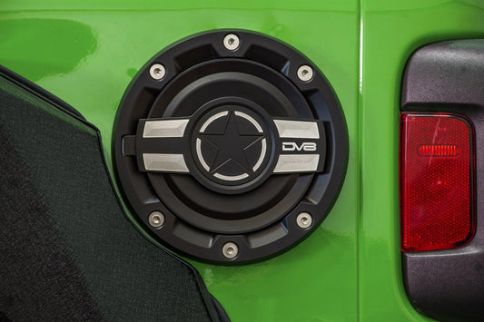 2018 2024 Jeep Wrangler JL JLU Fuel Door DV8 Offroad-1