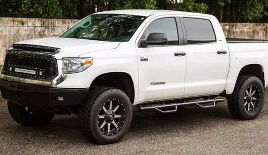 Dominator D4 Dual Step(TM) Cab Length SideSteps (For Gas Vehicles) 2014-2018 Silverado/Sierra 1500/2500 HD Go Rhino-1