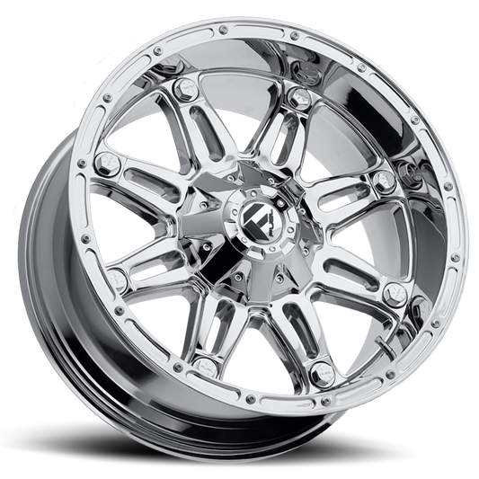Aluminum 17X9 Hostage D530 Chrome Fuel Off Road Wheels-1