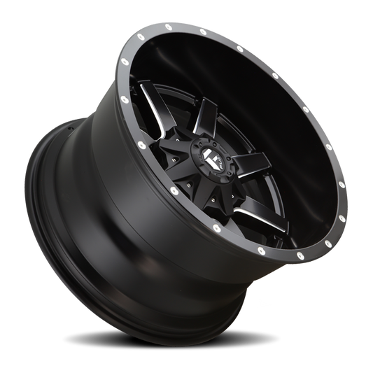 Aluminum 20X9 Maverick D538 Black/Milled Fuel Off Road Wheels-1