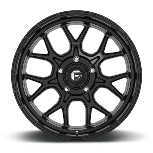 Aluminum 17X9 Tech D670 Matte Black Fuel Off Road Wheels-11