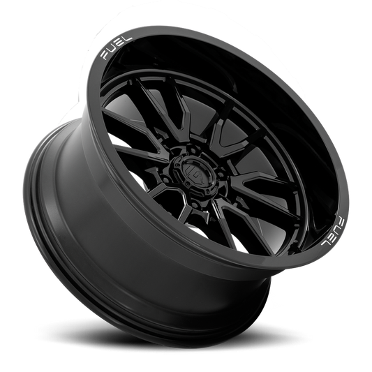 Aluminum 17X9 Clash 6 D760 Gloss Black Fuel Off Road Wheels-1