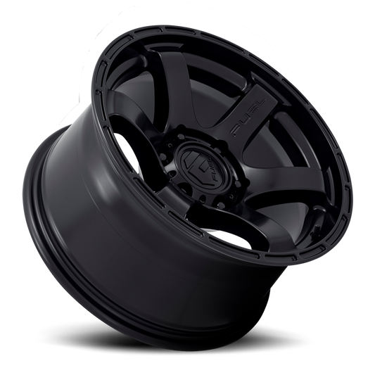 Aluminum 17X9 Rush D766 Satin Black Fuel Off Road Wheels-1