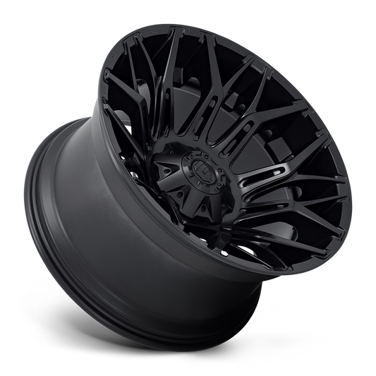 Aluminum 22X10 Twitch D772 Blackout Fuel Off Road Wheels-1