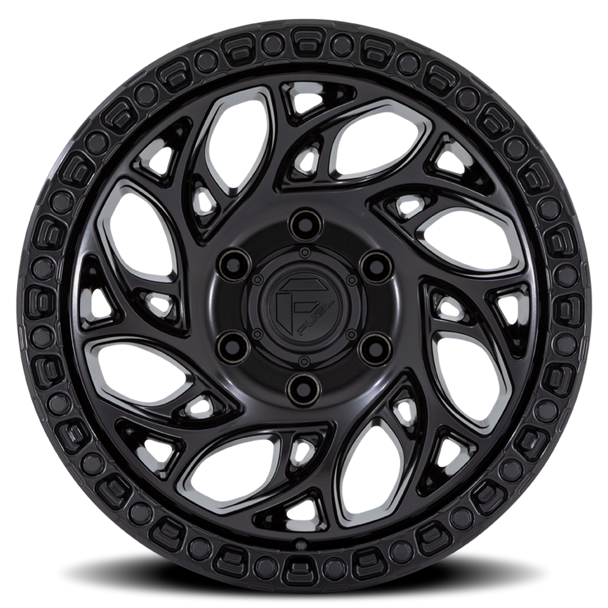 Aluminum 17X9 Runner OR D852 Blackout Fuel Off Road Wheels-35