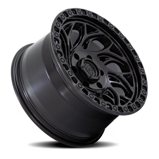 Aluminum 17X9 Runner OR D852 Blackout Fuel Off Road Wheels-1