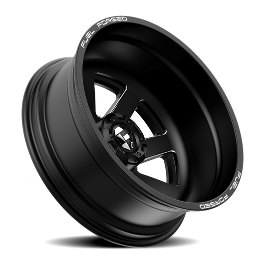Dually 22X8.5 FF09D Dually DE09 BK Matte Black Milled Fuel Off Road Wheels-1