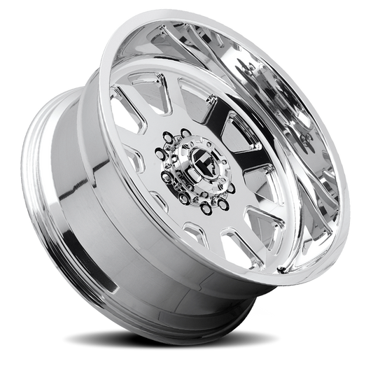 Dually 24X12 FF09D Dually DE09 Super Single PO Polished Fuel Off Road Wheels-1