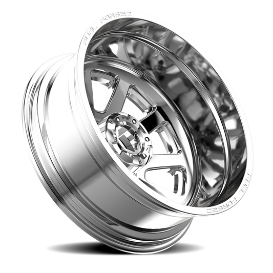 Dually 24X8.25 FF09D Dually DE09 PO Polished Fuel Off Road Wheels-1