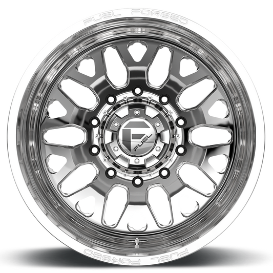 Dually 22X8.25 FF19D Dually DE19 PO Polished Fuel Off Road Wheels-1