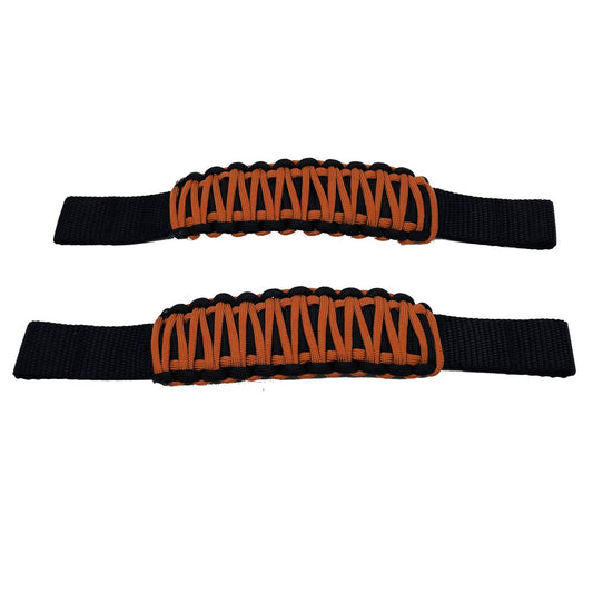 Adjustable Paracord Door Limiting Straps For 1987-2025 Jeep YJ/TJ/JK/JKU/JL/JLU/Gladiator Pair Bartact-1