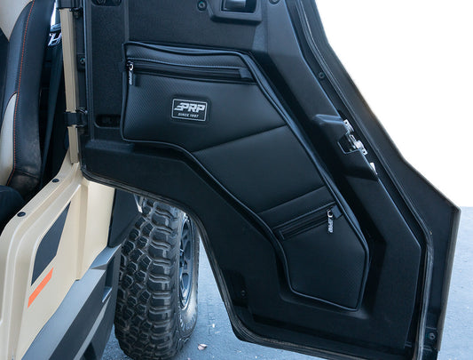 Rear Door Bags with Knee Pad for 16+ Polaris General Pair PRP Seats-1
