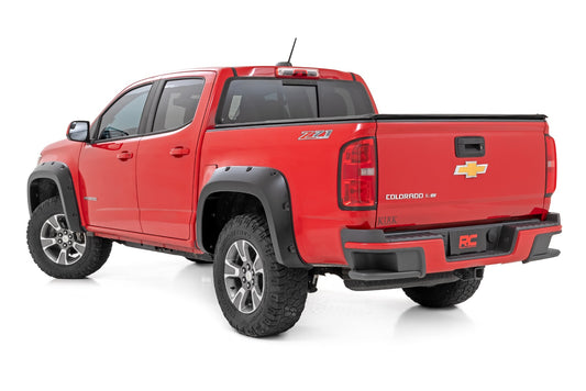 Pocket Fender Flares 5 Foot Bed Chevy Colorado 2WD/4WD (2015-2022) Rough Country-1