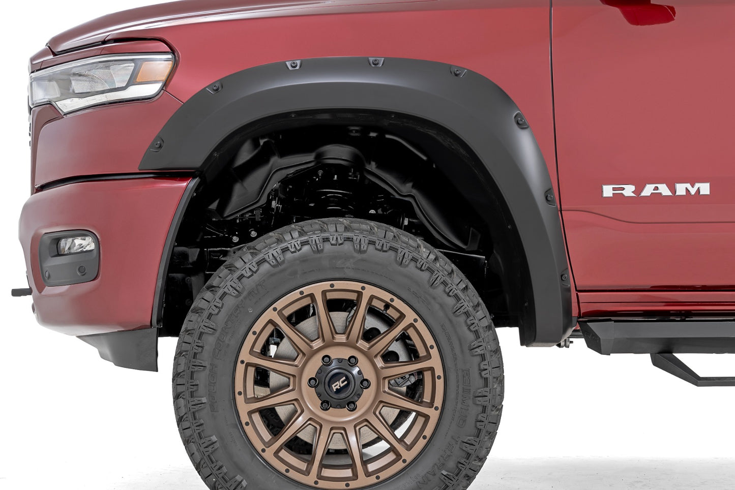 Pocket Fender Flares PAU Granite Crystal Ram 1500 2WD/4WD (2025-2026) Rough Country-5