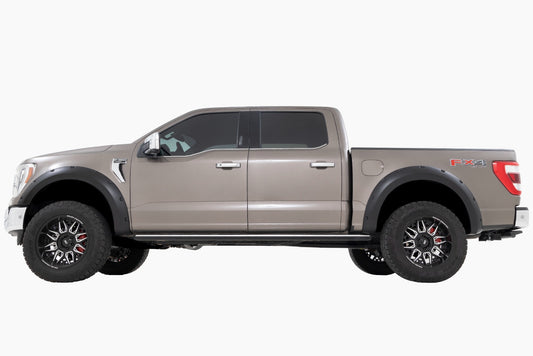 Traditional Pocket Fender Flares Gloss Black Ford F-150 2WD/4WD (21-23) Rough Country-1
