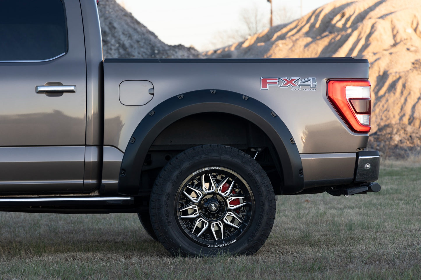 Pocket Fender Flares E7 Velocity Blue Ford F-150 2WD/4WD (2021-2026) Rough Country-5