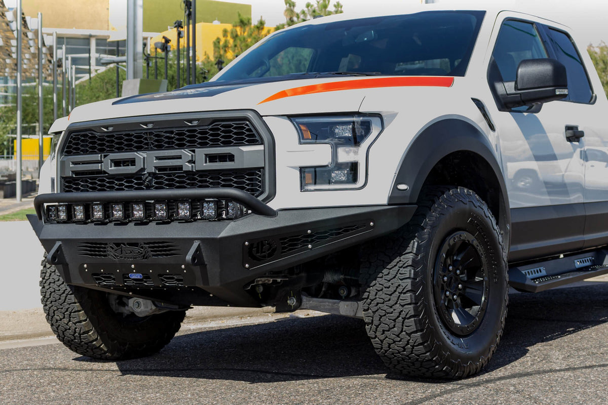 2017-2020 Ford F-150 Raptor HoneyBadger Front Bumper Addictive Desert Designs-12