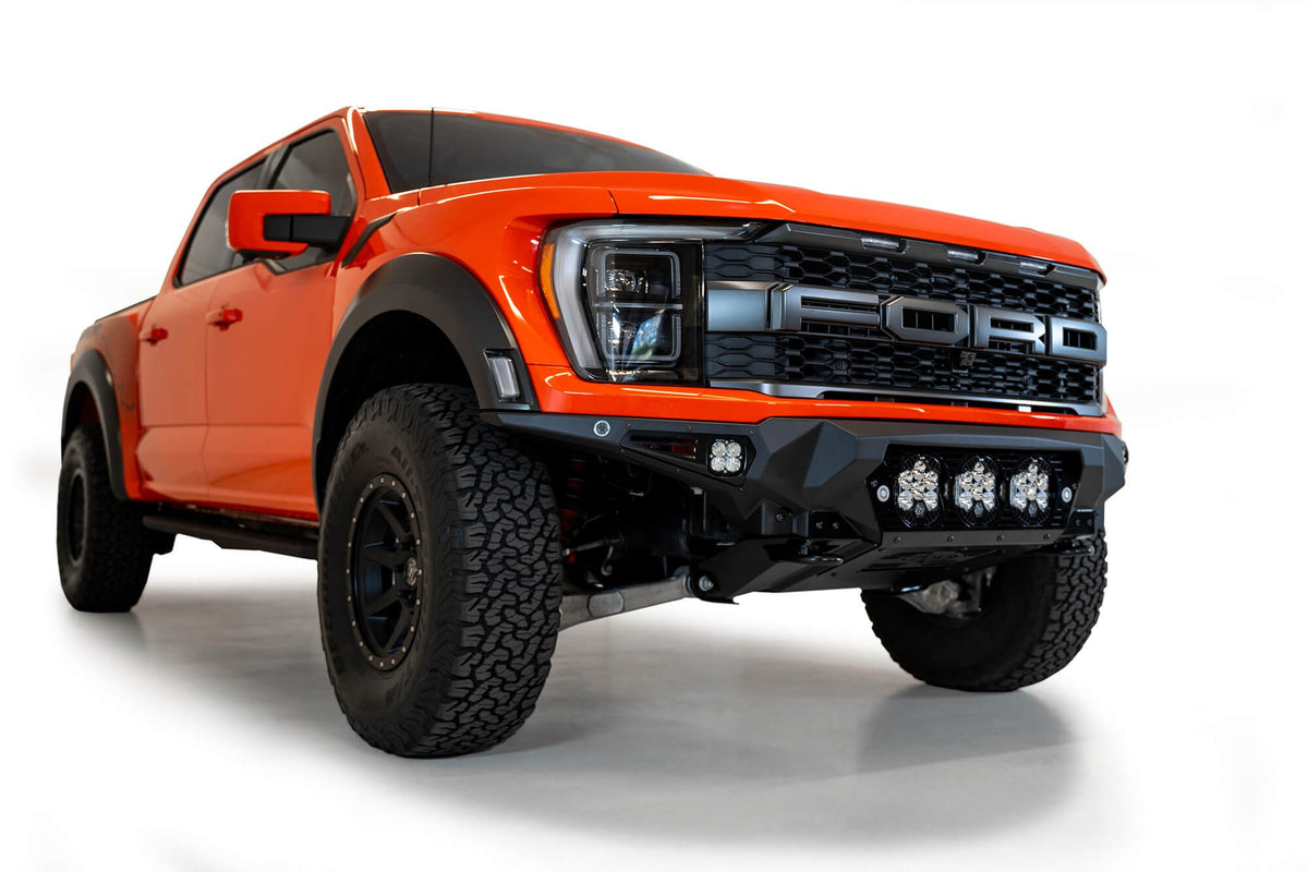 2021+ Ford Raptor Bomber Front Bumper Mounts for 3 Baja LP6 Round Lights Addictive Desert Designs-8