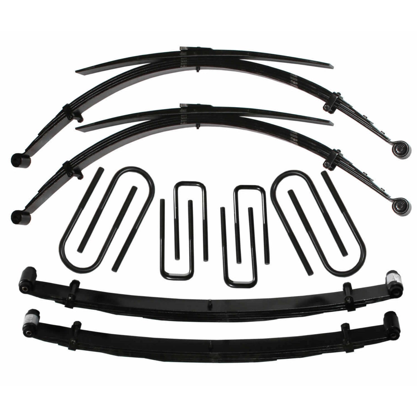 Lift Kit 4 Inch Lift For Use w/High Boy Includes Front/Rear Leaf Springs Front/Rear U Bolt Kits Spring Bushing Kit 73-78 Ford F-250 Skyjacker