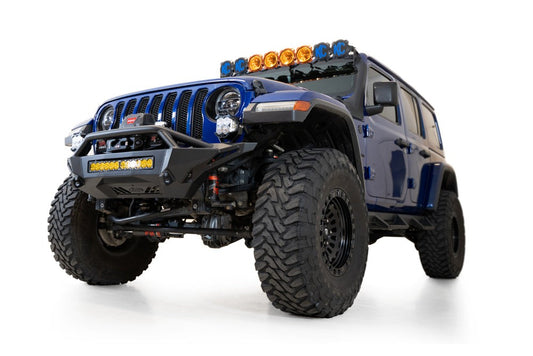 2020-2025 Jeep JL JLU JT Wrangler, Gladiator Stealth Fighter Front Bumper Addictive Desert Designs-1