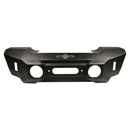 Big Sky Aluminum Stubby Front Bumper With Winch Plate Wrangler JK Rock Slide Engineering-1