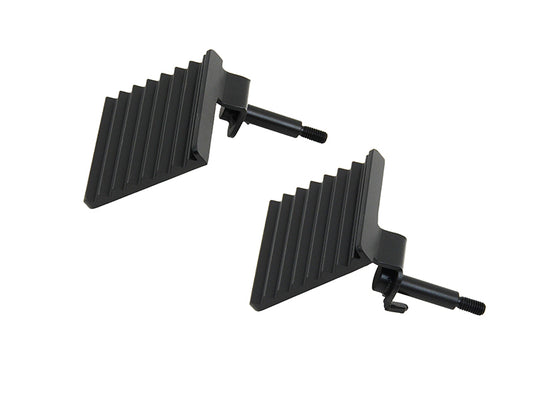 Jeep JK Foot Peg 07-18 Wrangler JK Set Black Fishbone Offroad-1