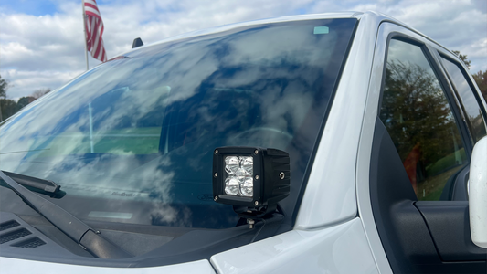 2015-2023 F150 and 2017-2023 Raptor Hood Light Pod Bracket Fishbone Offroad-1