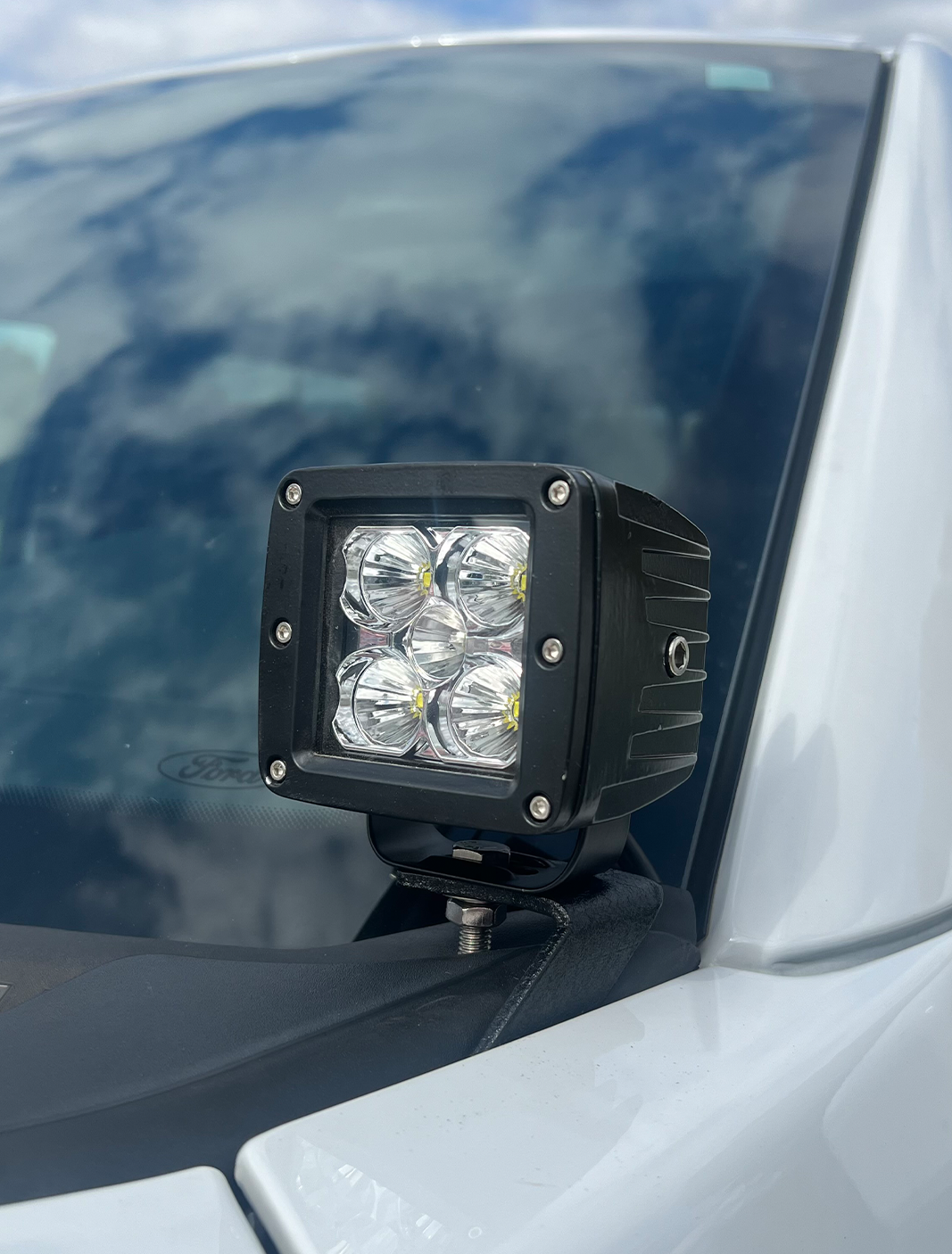 2015-2023 F150 and 2017-2023 Raptor Hood Light Pod Bracket Fishbone Offroad-6