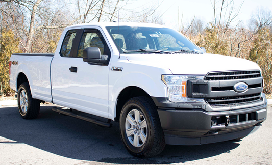 09-14 F-150 Crew Cab 5 Inch Oval Side Steps Fishbone Offroad-1