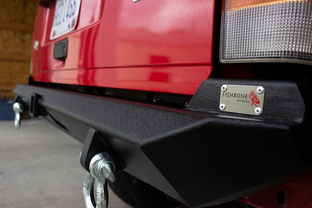 Cherokee Bullhead Rear Bumper 84-01 XJ Jeep Cherokee Fishbone Offroad-7