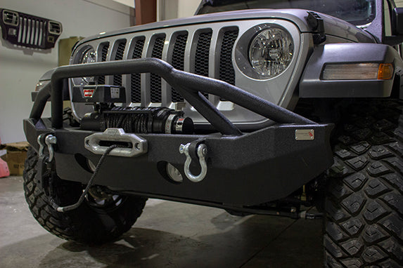Jeep JL Mid-Width Winch Front Bumper 2018-Present Wrangler JL/Gladiator Fishbone Offroad-6