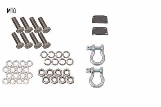 Barracuda D-Ring Mount Pair 07-18 Jeep Wrangler, 18-Present Jeep Wrangler, 18-Present Jeep Gladiator JT Fishbone Offroad-1