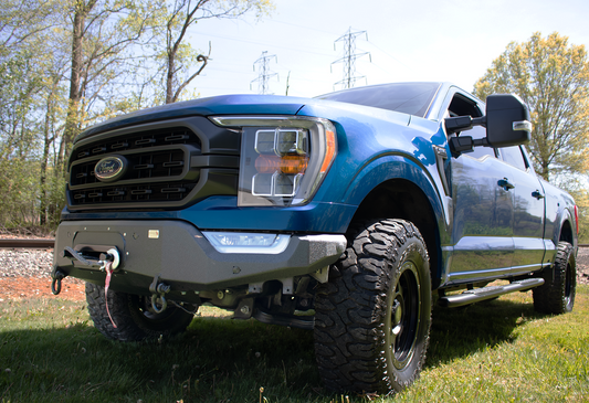 2021-Present F-150 Pelican Winch Plate Fishbone Offroad-1