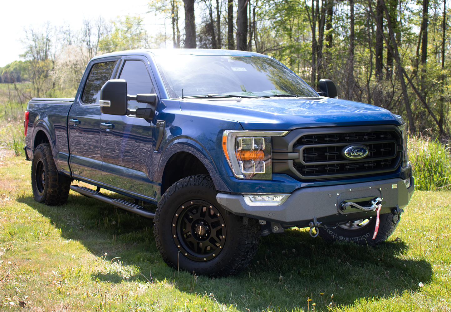 2021-Present F-150 Pelican Winch Plate Fishbone Offroad-6
