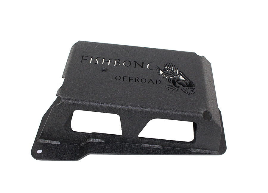 Fishbone Offroad Jeep JK EVAP Canister Skid Plates 07-11 Wrangler JK Steel Black Textured Powdercoat Fishbone Offroad