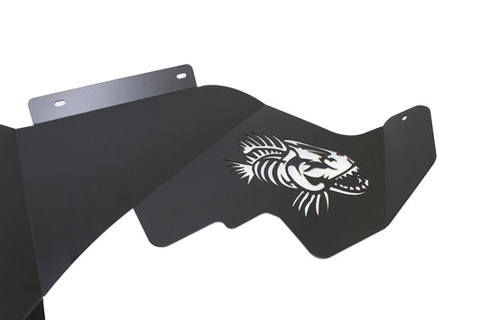 Jeep JK Logo Aluminum Inner Fenders 07-18 Wrangler JK Black Powdercoat Fishbone Offroad-1