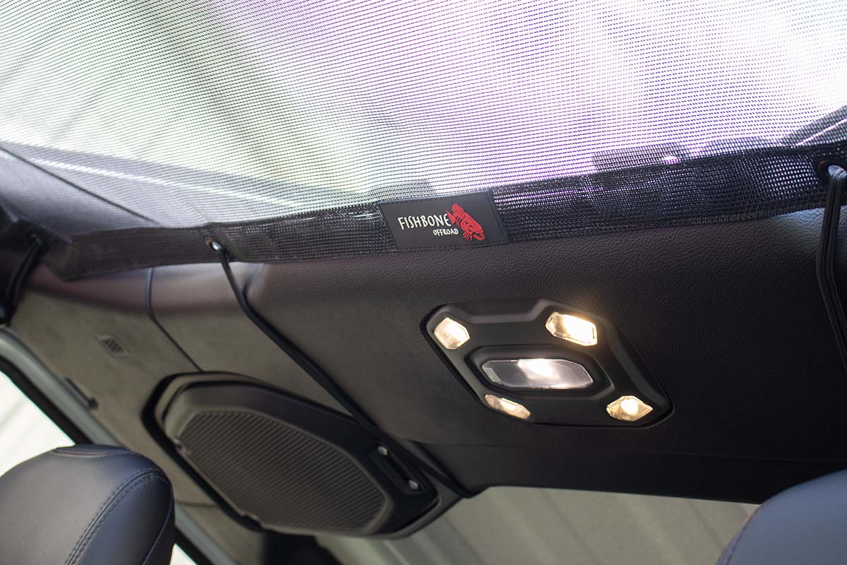 2018-Present Jeep Wrangler JLU Rear Sun Shade Fishbone Offroad-8