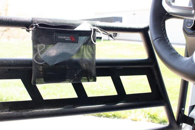 Fishbone Offroad Tube Door Storage Bag For 18-Up Jeep Wrangler JL 2 Door Fishbone