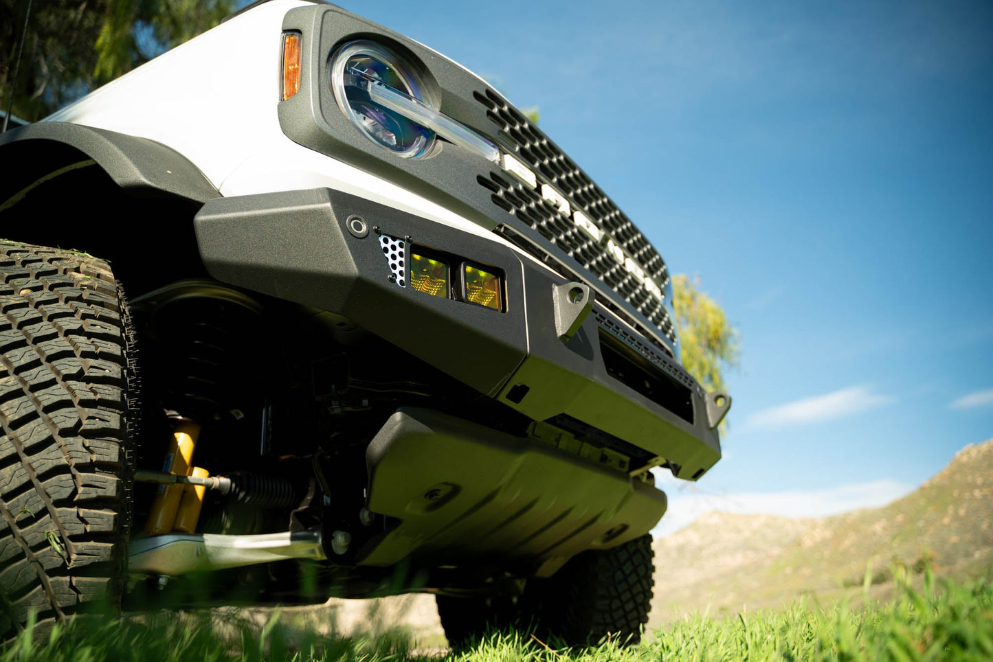 2021 2025 Ford Bronco Oe Plus Series Front Bumper V2 DV8 Offroad-19