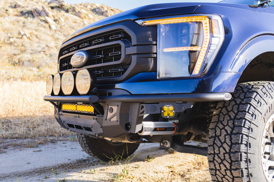 2021 2023 Ford F 150 Tube Front Bumper DV8 Offroad-1