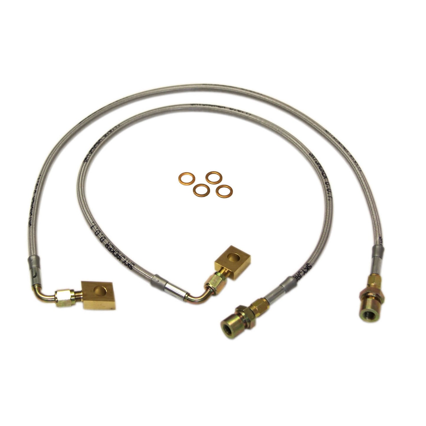 Excursion/Superduty Stainless Steel Brake Line 00-04 Superduty/Excursion Front Lift Height 4-8 Inch Pair Skyjacker