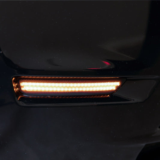 2010-2014 Ford Mustang LED Sidemarkers Set, Smoke Form Lighting-1
