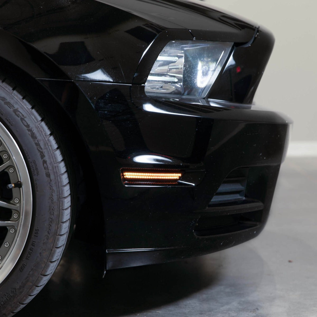 2010-2014 Ford Mustang LED Sidemarkers Set, Smoke Form Lighting-5