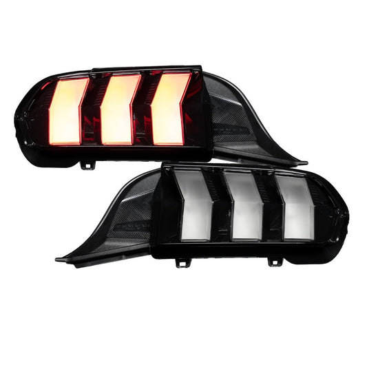 24-25 Ford Mustang Sequential LED Tail Lights, Smoked (Pair) Form Lighting-1